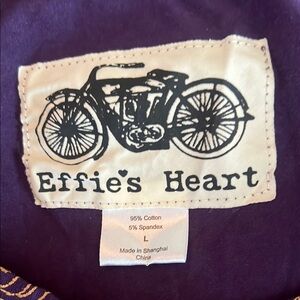 Effie's Heart Purple and Gold Midi Dress